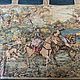 Tapestry painting 'Royal Hunt', handmade, France. Vintage paintings. Dutch West - Indian Company. My Livemaster. Фото №5