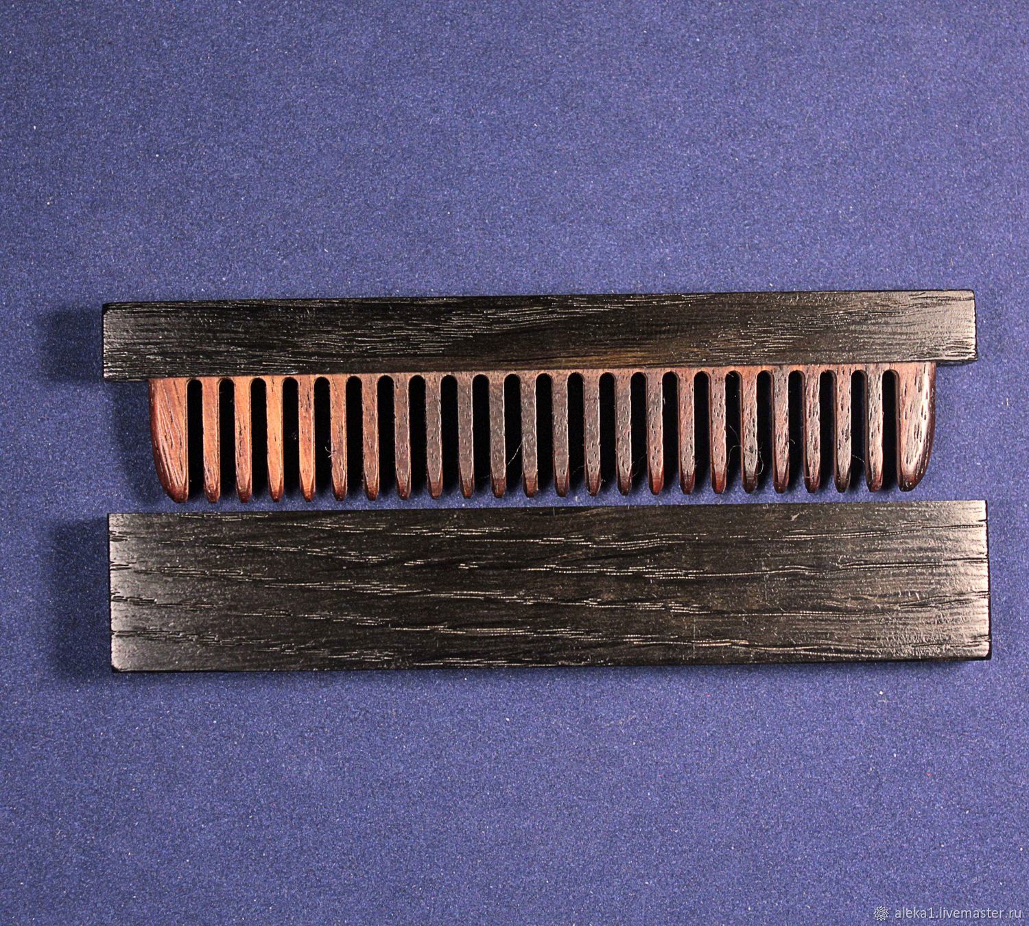 Comb wooden in box of oak 5400 years var.3, Combs, Nakhabino,  Фото №1