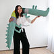 Rim roller 'Crocodile'. Sides for crib. Miss Judy cotton (JuliaLepa). Online shopping on My Livemaster.  Фото №2