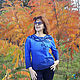 Felted Jumper Frosty Patterns Blue. Jumpers. studiya. Online shopping on My Livemaster.  Фото №2