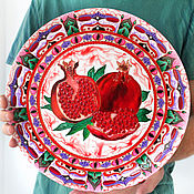 Посуда handmade. Livemaster - original item Large plate on the wall 