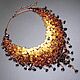 Amber Parfait Necklace and earrings made of natural amber. Jewelry Sets. ms. Decorator. My Livemaster. Фото №4