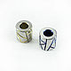 Titanium colored line beads. Beads1. asgdesign. Online shopping on My Livemaster.  Фото №2