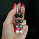 'Gradient' Swarovski Pearl earrings, Earrings, Krasnodar,  Фото №1