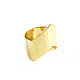 Ring tick 'Summer' gold ring with a check mark without stones. Rings. Irina Moro. My Livemaster. Фото №5
