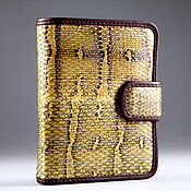 Сумки и аксессуары handmade. Livemaster - original item Women`s wallet made of snake skin, coin holder on the clasp IMI0007Y. Handmade.