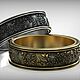 Заказать Обручальное кольцо из золота 585 в стиле рококо j-0.043. FANTASY JEWELS. Ярмарка Мастеров. . Кольца Фото №3