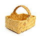 A basket woven from birch bark. Basket wicker. Art. 4026, Basket, Tomsk,  Фото №1