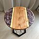 Журнальный столик из акации и эпоксидной смолы. Столы. Luxury Wood. Интернет-магазин Ярмарка Мастеров.  Фото №2