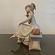 Винтаж: LLADRO 5466  фарфоровая статуэтка Телефон и далматинец. Статуэтки винтажные. Коллекция Frau Burd. Ярмарка Мастеров.  Фото №4