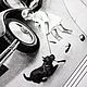 BLACK & WHITE RETRO. Картины. Декор для стен Roommy. Ярмарка Мастеров.  Фото №4