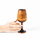 Wooden glass wine glass from Siberian Cedar G10. Wine Glasses. ART OF SIBERIA. Online shopping on My Livemaster.  Фото №2