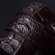Genuine Crocodile leather men's belt, width 3.4 cm IMA3050K. Straps. CrocShop. My Livemaster. Фото №4