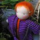 Вальдорфская кукла в пришивной одежке 32-34см. Вальдорфские куклы и звери. Alla  (Waldorf doll&toy). Ярмарка Мастеров.  Фото №5