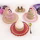 Order EASTER. Knitting. Poached eggs! (set - 3 pcs.). Cross stitch and beads!. Livemaster. . Easter souvenirs Фото №3