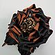 Brooch made of leather 'Magic', Brooches, Moscow,  Фото №1
