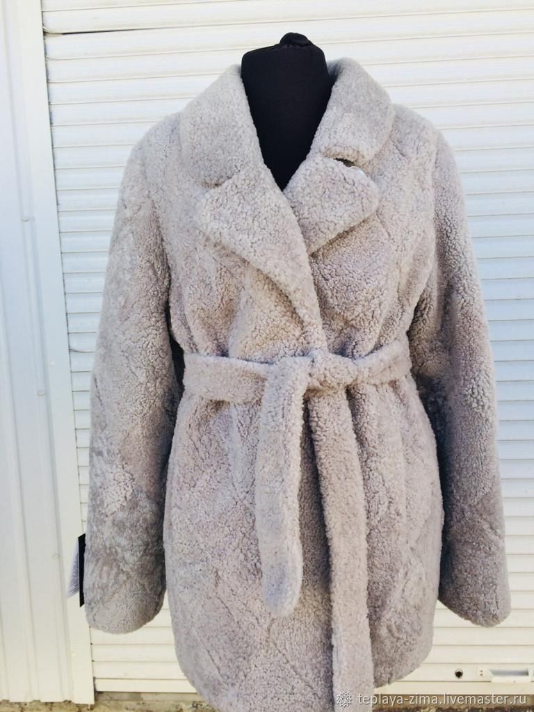 Natural Mouton-curly fur coat, Fur Coats, Mozdok,  Фото №1