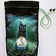 Order Altar set of MAGICAL CAT, and the cloth pouch. 'Shambala' Tatyana Allyurova. Livemaster. . Ritual tablecloth Фото №3