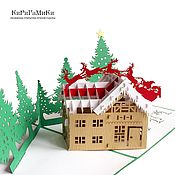 Киригами Новогодние Открытки