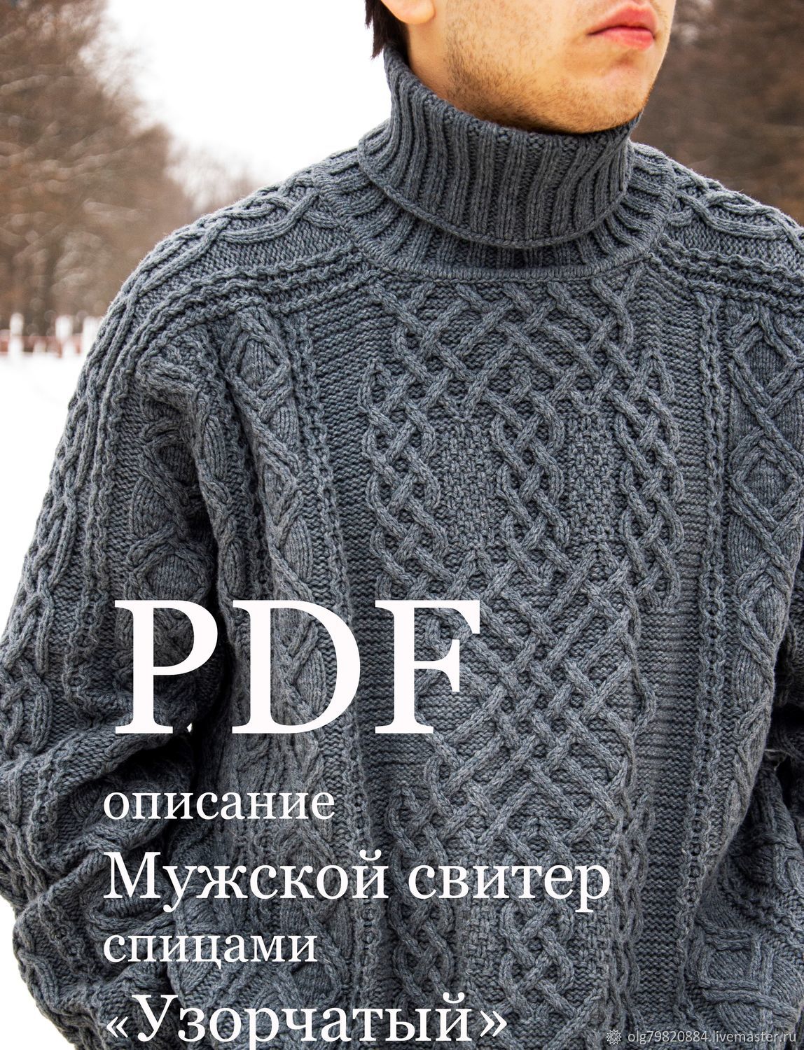 Мужской Пуловер Спицами Фото И Схемы