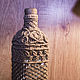 Декоративная бутылка Макраме, Бутылки, Санкт-Петербург,  Фото №1