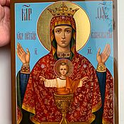 Иконы: Рукописная икона « Спаситель и св. мироносица Мария Магдалина