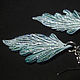 Earrings 'Ice fairy wings Nadisha'. Earrings. legendavincento. My Livemaster. Фото №5