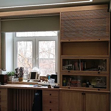 Для дома и интерьера ручной работы. Ярмарка Мастеров - ручная работа Система хранения книг из массива дуба. Handmade.