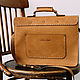 Briefcase leather large. Brief case. LITTLE BIRDS leather crafts. Online shopping on My Livemaster.  Фото №2