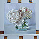 Order Painting 'Peonies in a vase' oil. canvas 35h35 cm. vestnikova. Livemaster. . Pictures Фото №3