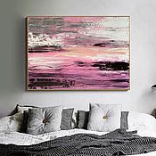 Картины и панно handmade. Livemaster - original item Oil painting on canvas Abstraction At Dawn. Interior painting in the house. Handmade.