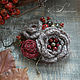 Textile knitted Boho brooch November in St. Petersburg. Brooches. f.sezon. Online shopping on My Livemaster.  Фото №2