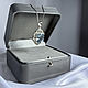Заказать Кулон аквамарин (24.4 ct.), цирконы, серебро 925. Максимов - ювелир. Ярмарка Мастеров. . Кулон Фото №3