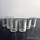 Faceted stacks of the USSR 100 ml set of 6 pieces, Vintage glasses, Ekaterinburg,  Фото №1