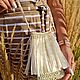Красивый подарок! Сумка из рафии  + серьги "Фокси". Сумка через плечо. jute_moments/by Nadin Shcherbakova. Ярмарка Мастеров.  Фото №4