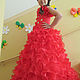 Красное яркое платье на девочку, Платья, Черкассы,  Фото №1