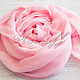 Order Single-color pink stole made of Italian cambric. Platkoffcom. Livemaster. . Shawls1 Фото №3