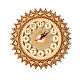 Large round wooden clock 'Openwork' D32. Art.40027, Watch, Tomsk,  Фото №1