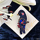 Brooch-bird 'nick». Brooches. Coffeelena. Online shopping on My Livemaster.  Фото №2