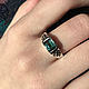 Men's ring with rare Tourmaline Indigolite 2,07 ct handmade. Rings. Bauroom - vedic jewelry & gemstones (bauroom). Online shopping on My Livemaster.  Фото №2