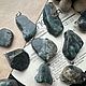 Кулоны из дианита ( голубого нефрита). Кулон. gemstone. Интернет-магазин Ярмарка Мастеров.  Фото №2