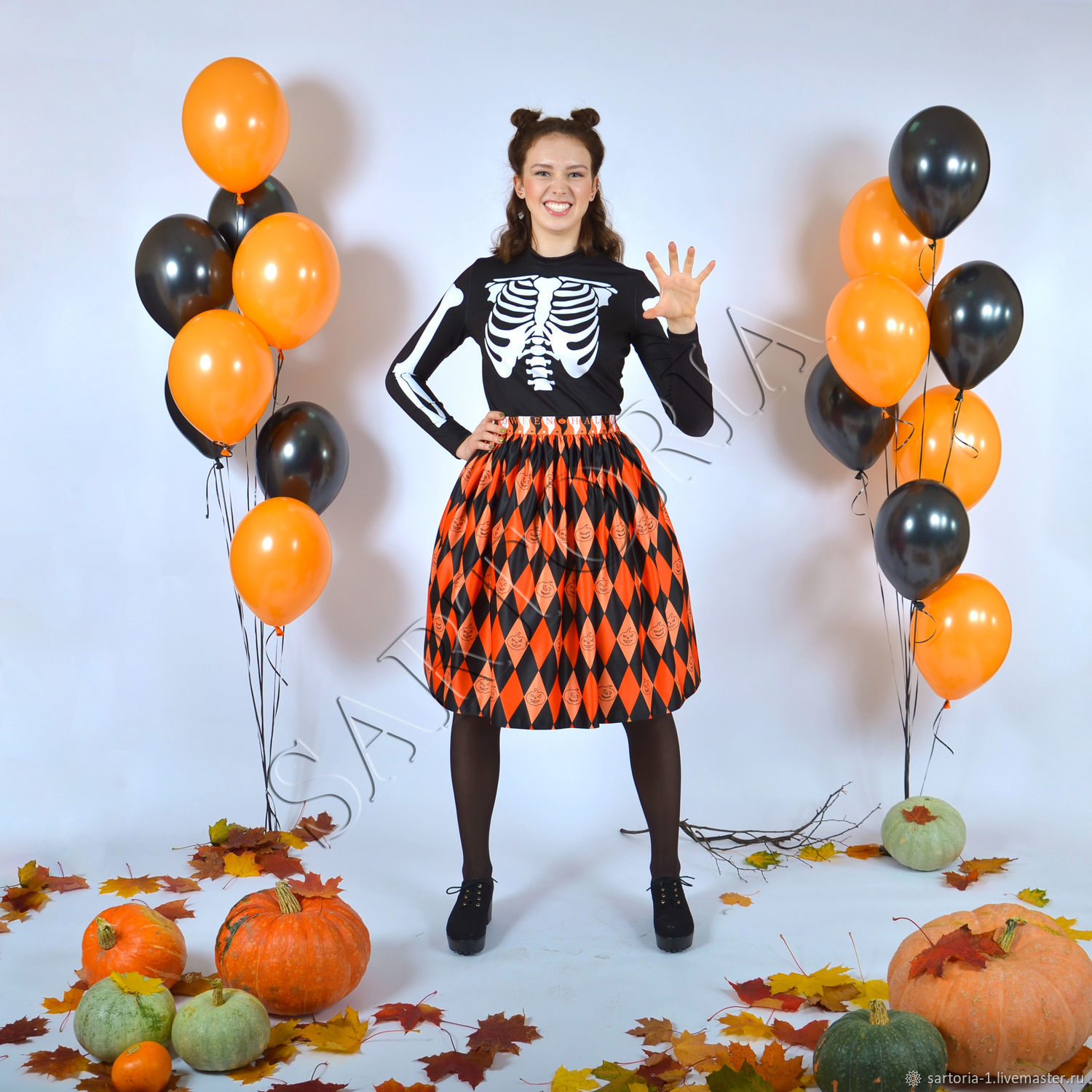 Карнавальный костюм тыквы для хэллоуина 