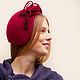 hat meningite 'winter cherry'. Hats1. EDIS | дизайнерские шляпы Наталии Эдис. Online shopping on My Livemaster.  Фото №2
