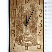 Для дома и интерьера handmade. Livemaster - original item Wall clock "Time of Ra". Handmade.