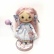 Куклы и игрушки handmade. Livemaster - original item Dolls and dolls: Doll with pink hair. Handmade.