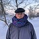 Снуд в два оборота "Рок-н-ролл" из шерсти мериноса. Снуды. IRINA GRUDKINA Handmade Knitwear. Ярмарка Мастеров.  Фото №5