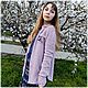 Рубашка-букле Лаванда. Рубашки. VikTORY ( Вязаные фантазии). Интернет-магазин Ярмарка Мастеров.  Фото №2