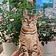 Заказать Фигурка садовая из металла "Бенгальский кот", 15*35 см. Arno Metal Decor. Ярмарка Мастеров. . Фигуры садовые Фото №3