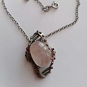 Украшения handmade. Livemaster - original item Necklace with natural sapphire silver. Handmade.