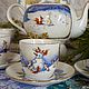 Order Painted porcelain. Tea set 'Christmas tree'. Frida Gots. Livemaster. . Tea & Coffee Sets Фото №3